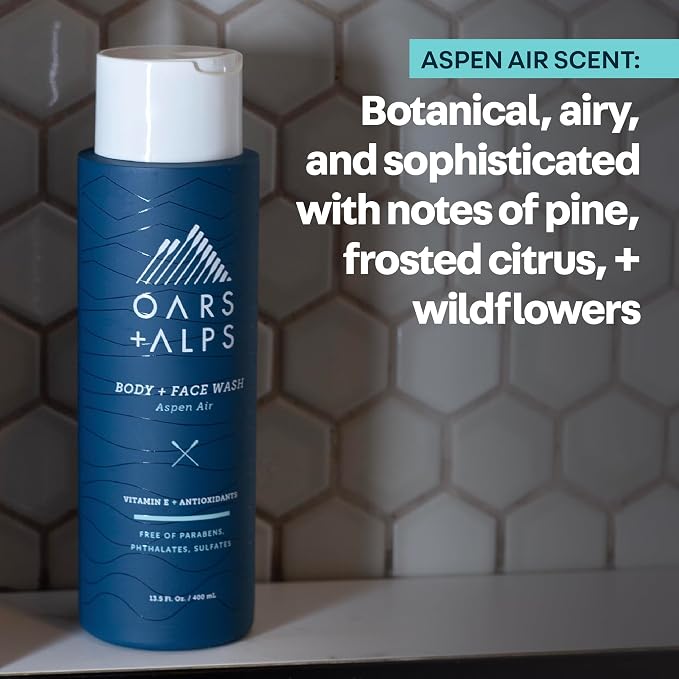 Oars + Alps Body Wash for Men, Mens Body Wash & Face Cleanser - Image 7