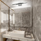 Ralbay 32" Black Bathroom Vanity Lights 36W Frosted Aluminum Modern LED Matte - Image 3