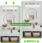Ascher 4-Light Bathroom Light Fixtures, Modern Vanity Lights - Image 3