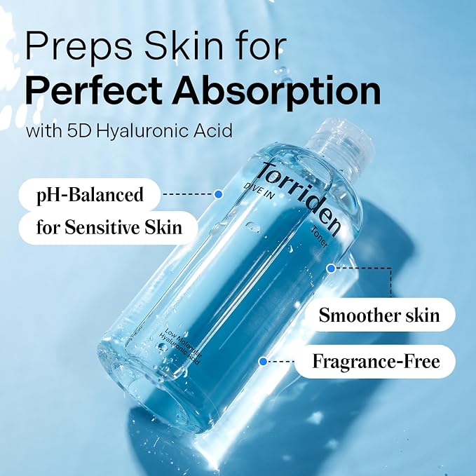 Torriden Dive in Toner 300ml | pH Balancing Facial Toning Water - Image 2