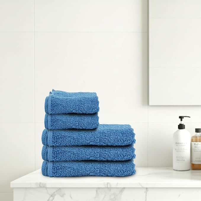 24 Pack Navy Blue Hand Towel 100% Cotton Spa Towel – 16x26 inches Highly - Image 7