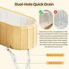Portable Foldable Bathtub, Freestanding Bathtub No Installation, Bathroom SPA - Image 7