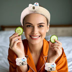 Kawaii Spa Headband and Wristband Set - Image 3