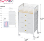 SWTYMIKI Rolling Makeup Organizer Cart - Image 2