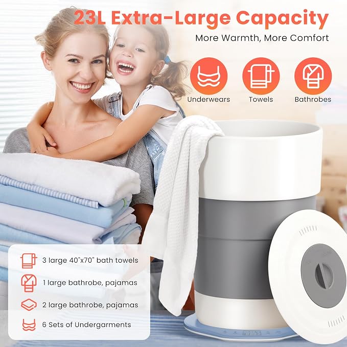 Towel Warmer, 23L Towel Warmer Bucket - Image 5