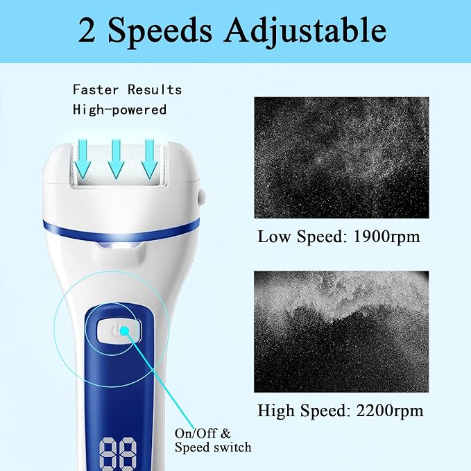 Callus Remover for Feet, 13-in-1 Professional Pedicure Tools Foot Care Kit - Image 5