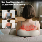 arboleaf Back Massager for Pain Relief, Cordless Shiatsu Neck Back Massage - Image 6