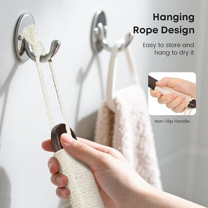 eaxun Bamboo Back Scrubber - Image 7