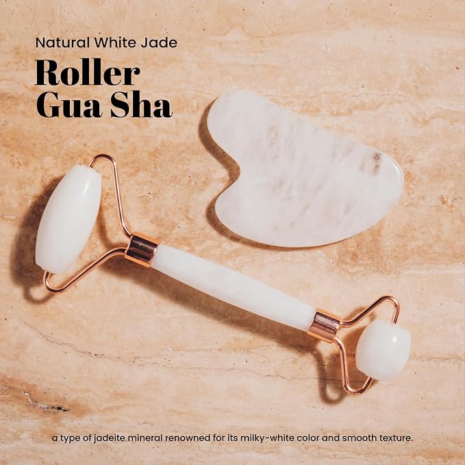 ROSELYNBOUTIQUE Gua Sha Facial Tools & Face Roller Original Face Massager - Image 2