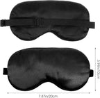 3 Pcs Sleep Mask, Silk Blackout Eye Mask Cover - Image 2