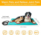 Toozey Large Pet Heating Pad, 6 Adjustable Temperature Dog Cat Heating Pad - Image 2