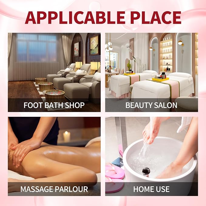 Pedicure Kit Foot Soak Set: Bubble Salt, Sugar Scrub, Massage Mask, Massage - Image 8