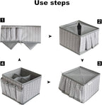 VERONLY Cosmetic Storage Bins Makeup Organizer, Adjustable Multifunction - Image 5