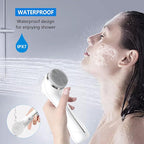 Facial Cleansing Brush, 2 in 1 Ｗaterproof IPx7 Facial Spin Scrubber Set - Image 3
