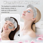 Zkptops Spa Headband for Washing Face Wristband Set Sponge Makeup Skincare - Image 3