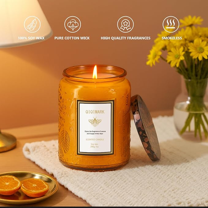 Mother’s Day Candles Gift Set for Mom, Natural Soy Wax Scented Jar Candles - Image 2