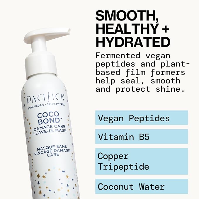 PACIFICA Beauty, Coco Bond Damage Care Leave-In Repair Mask Treatment, Dry & - Image 4