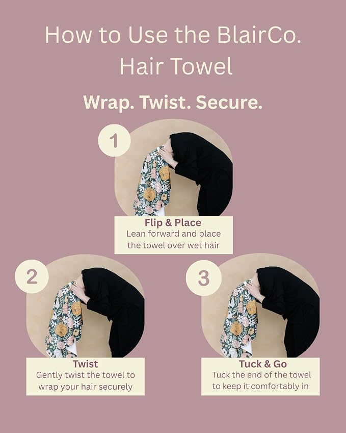 Microfiber Hair Towel Wrap for Women - Image 2