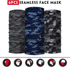 Venswell Neck Gaiter Face Mask Men Women, Seamless Bandana Rave Face Cover - Image 3