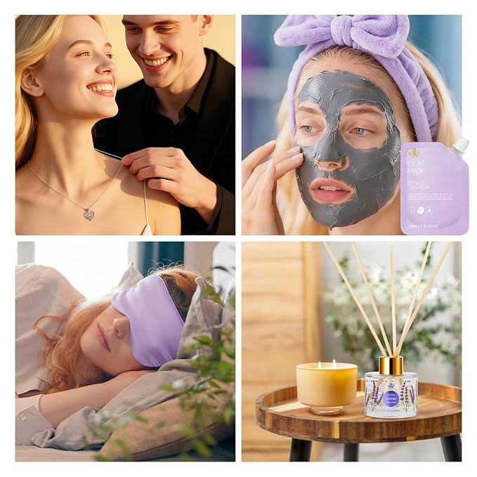 35 Pcs Mothers Day Gifts, Lavender Bath & Body Gift Basket - Image 8