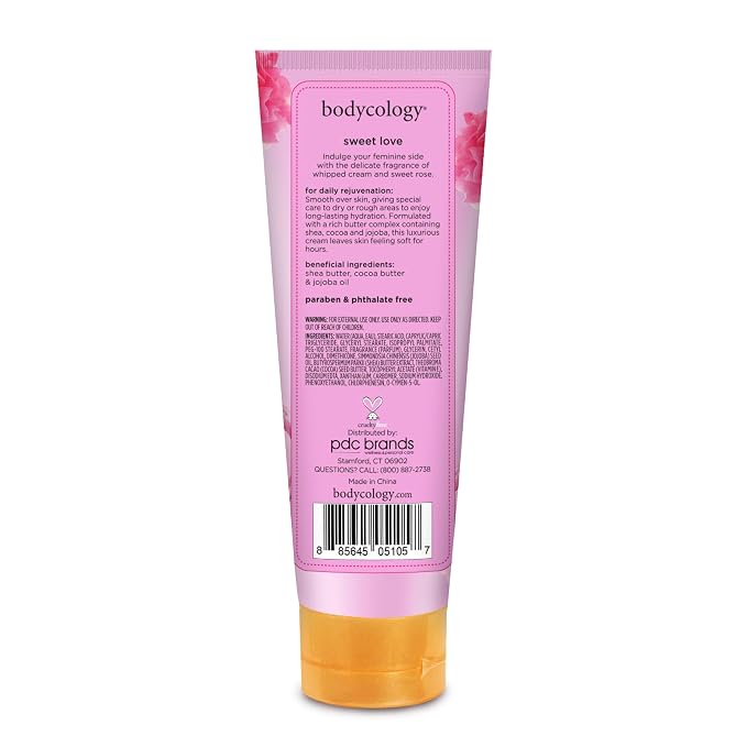 Bodycology Shea Butter Body Cream, Sweet Love, 8 oz - Image 9