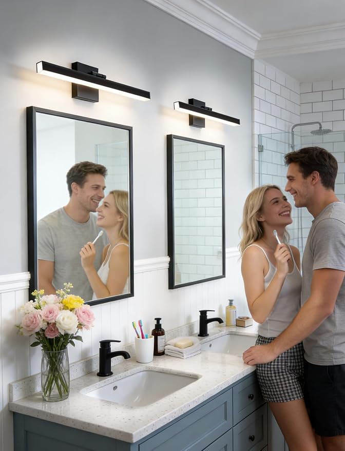IZORRO Modern Bathroom Vanity Light 24 inch, 16W Dimmable Led Bathroom Light - Image 4