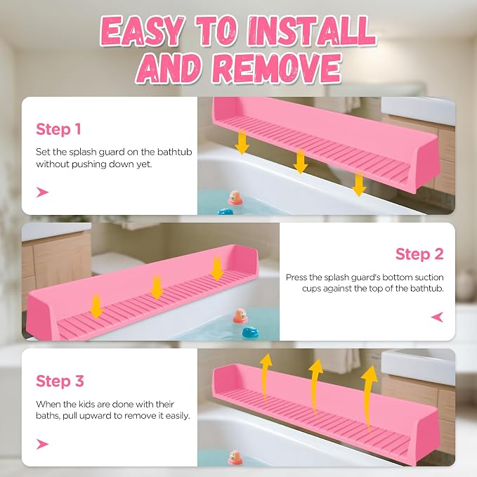 Splash Guard for Bathtub Kids - Image 6