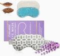 2 in 1 Heated/Ice Eye Mask Moist Heat Eye Mask Lavender & Flaxseed Sinus Pillow by ZN%C3%96CUET%C3%96D