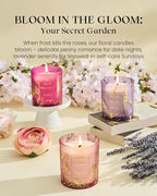 M&SENSE Wild Peony Floral Natural Soy Scented Candle, 7.8oz 42H Non-Toxic Long - Image 7