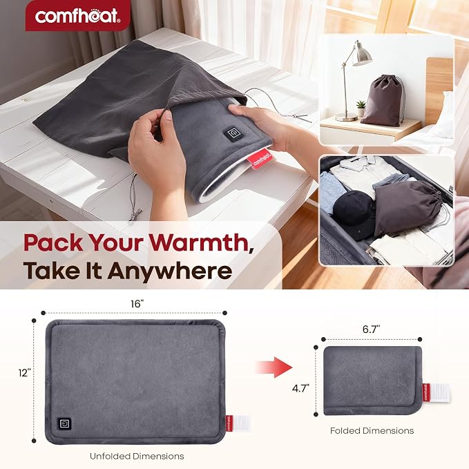 USB Heating Pad for Travel Warmth Outdoors, 5V Small Heated Pad FSA Eligible - Image 6