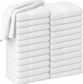 HOME ESSENTIALS Salon Towels 24 Pack, Quick Dry Gym Towels, Spa Face Towel by HOMEESSENTIALS