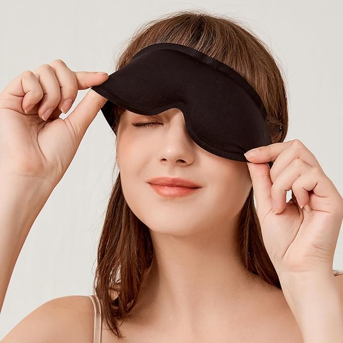 Minimalist Design Eye Sleep Mask, Non-Adjustable and Comfortable Headband Over - Image 5