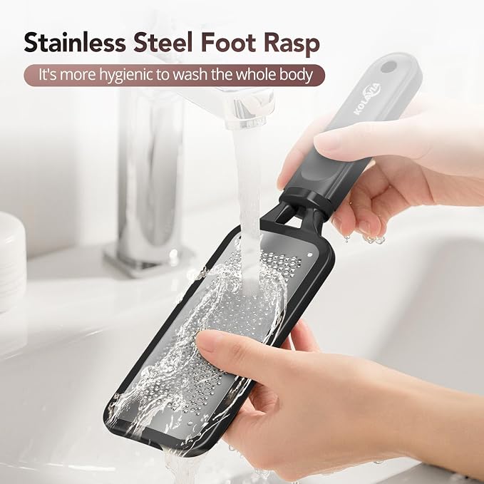 Kolavia 2 Pack Foot File Callus Remover, Durable Foot Scrubber - Image 6