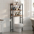 MAHANCRIS Over The Toilet Storage Rack, 3 Tier Bathroom Organizer Over Toilet by MAHANCRIS