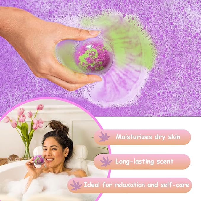 Bath Bombs for Women, Shea & Coco Butter Dry Skin Moisturize, SPA Relaxing - Image 7