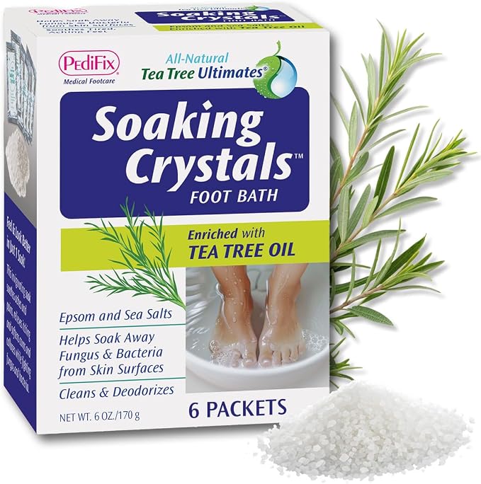 PediFix Soaking Crystals Foot Bath – 6 Packets – Therapeutic Foot Soak by PediFixFootcare