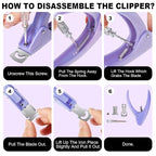 Light Purple Nail Clippers - Image 8