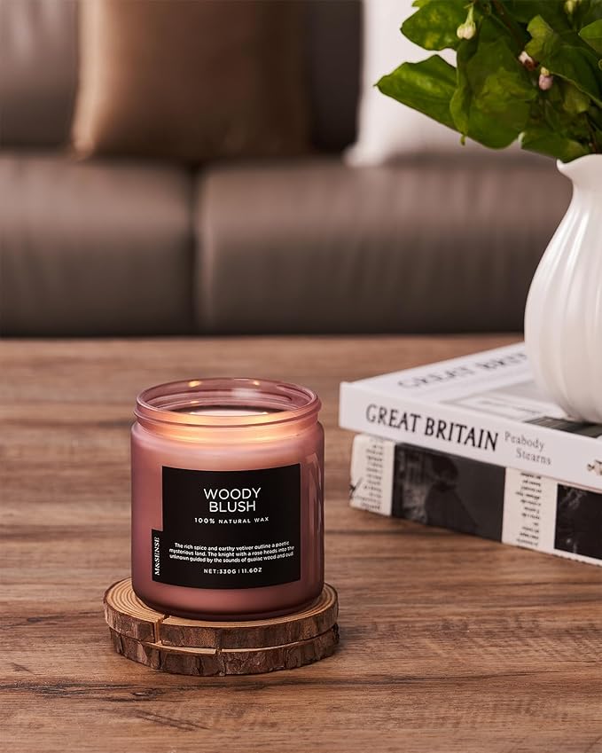 M&SENSE Rose Oud Scented Candles - Image 5