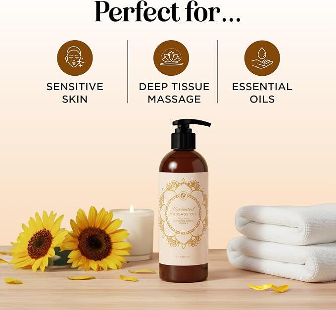 Unscented Massage Oil for Massage Therapy - Image 6