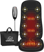Snailax Back Massager with Heat, Massage Seat Cushion with 10 Motors, Massage by Snailax