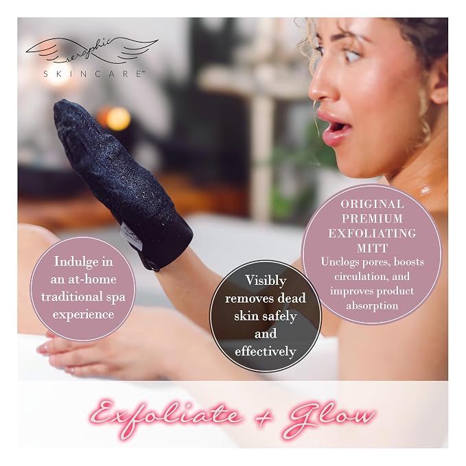 Seraphic Skincare Original Premium Exfoliating Mitt - Image 2