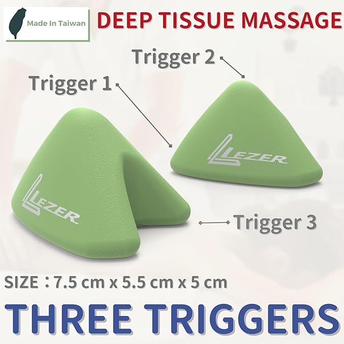 LEZER Trigger Massage Point, Manual Massage Ball, Muscle Knots Relief Tool - Image 2