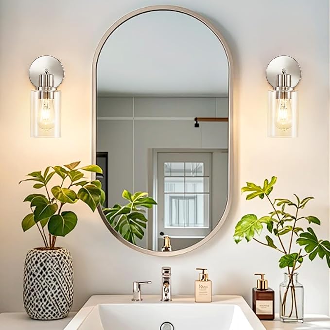 DLLT Wall Sconces Set of Two: Modern Bathroom Vanity Light Fixtures - Image 6