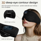 Sleep mask Headphones, 100% Blackout 3D Zero Eye Pressure Bluetooth Sleep mask - Image 3