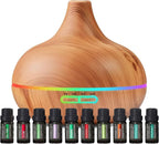 Ultimate Aromatherapy Diffuser & Essential Oil Set by PureDailyCare