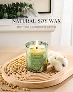 M&SENSE Evergreen Pine Vegan Soy Candles, 8.1oz 42-Hour Slow Burning Non Toxic - Image 3