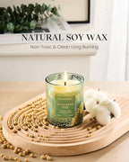 M&SENSE Eucalyptus Scented Vegan Soy Candles, No Toxin Calming Aromatherapy - Image 3