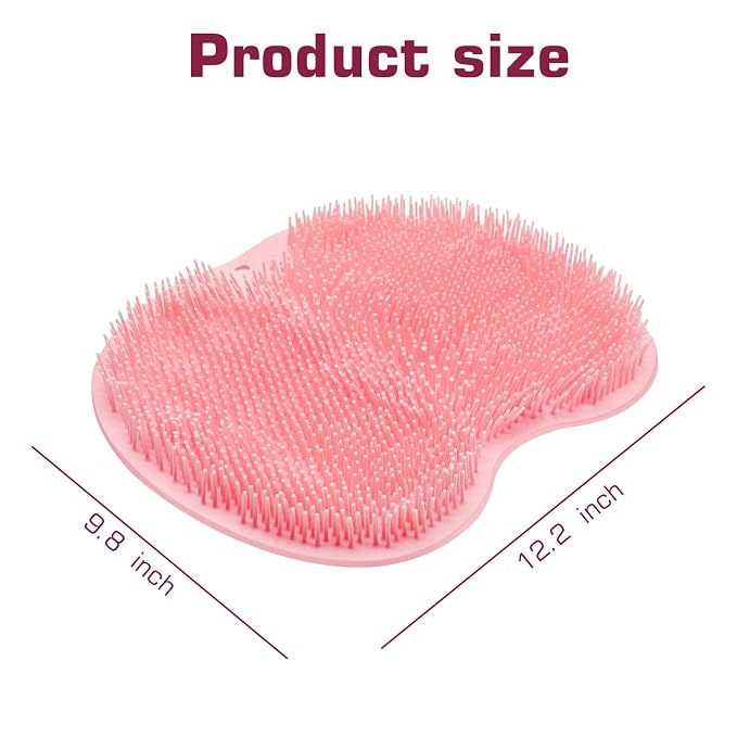 Shower Foot Scrubber Mat Back Washer Back Exfoliating Bath Wash Pad Wall - Image 7
