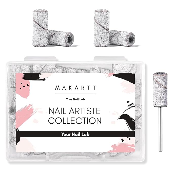 Makartt Sanding Bands for Nail Drill:50 Pcs Small Nail Sanding Files by Makartt