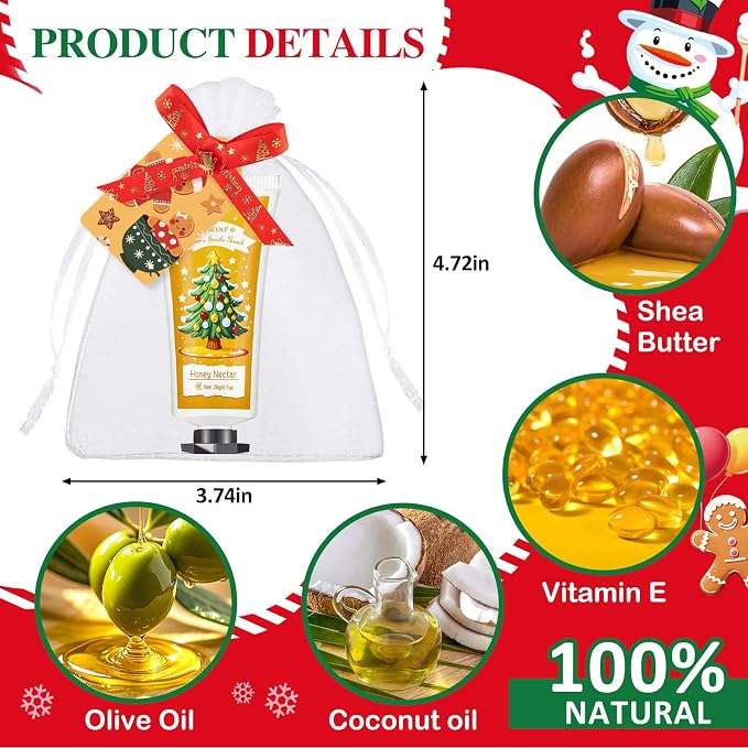 VISCOO 120 Sets Christmas Hand Cream Gift Set - Image 3